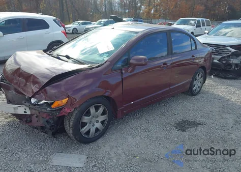 2008 Honda Civic Lx z USA, uszkodzony, nr VIN 2HGFA16508H536942